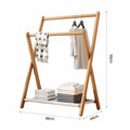 Clothes hanger foldable indoor floor-standing bedroom clothes hanger for home living room balcony clothes drying rack wholesale simple coat rack