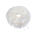 Mesh bow lace large intestine hair tie female french gentle hair rope hair tie large headwear spring fairy style
