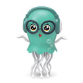 magic dancing jellyfish toys universal electric luminous self-obstacle avoidance stunt dancing octopus toys wholesale