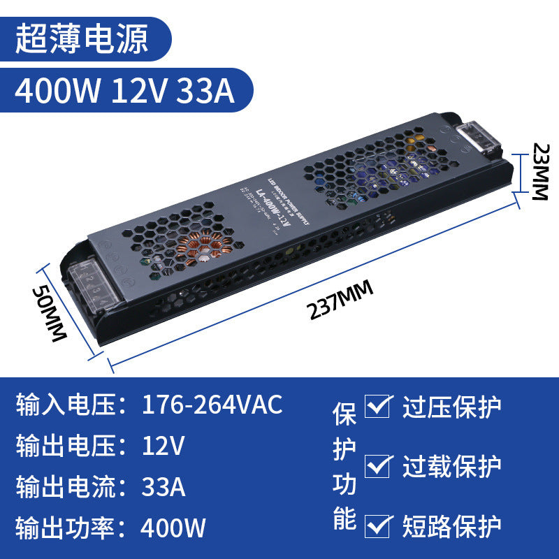 220v to dc 24v led strip light power supply - black diamond switching power supply - 60w 200w 300w 400w transformer