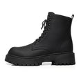 Boots for men 2026new arrivalspring black british style fan motorcycle workwear boots high-top soft leather waterproofcasual leather boots