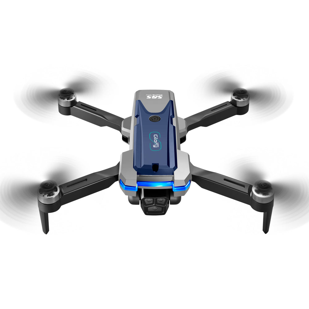 s8s drone: brushless, triple camera, hd aerial photography, intelligent obstacle avoidance, optical flow positioning, long-endurance remote control aircraft