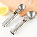 Stainless steel ice cream scoop - hot milk, avocado, watermelon scoop - fruit ball maker - pop-up ice cream scoop