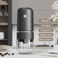 Electric coffee grinder for espresso and pour-over, adjustable grind size, rechargeable, compact mini bean grinder for home use