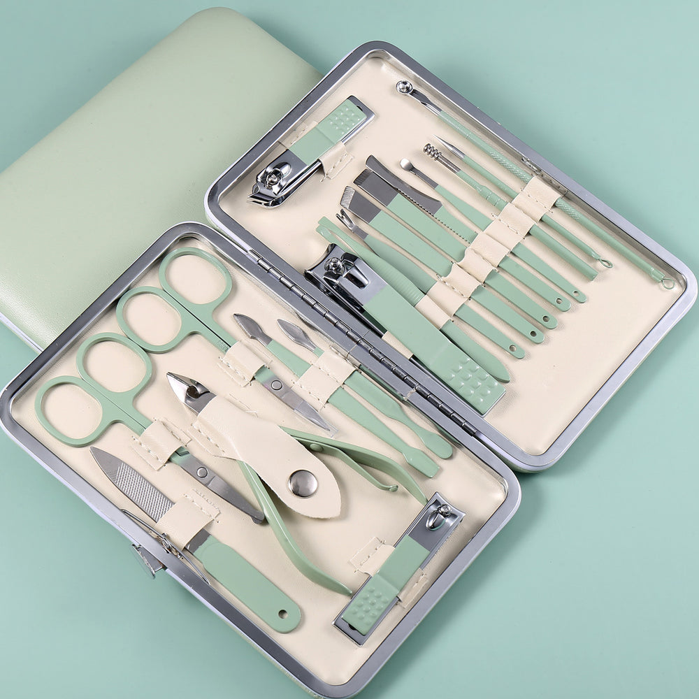 Stainless steel nail clipper set wholesale - nail trimmer & grooming kit - complete manicure set