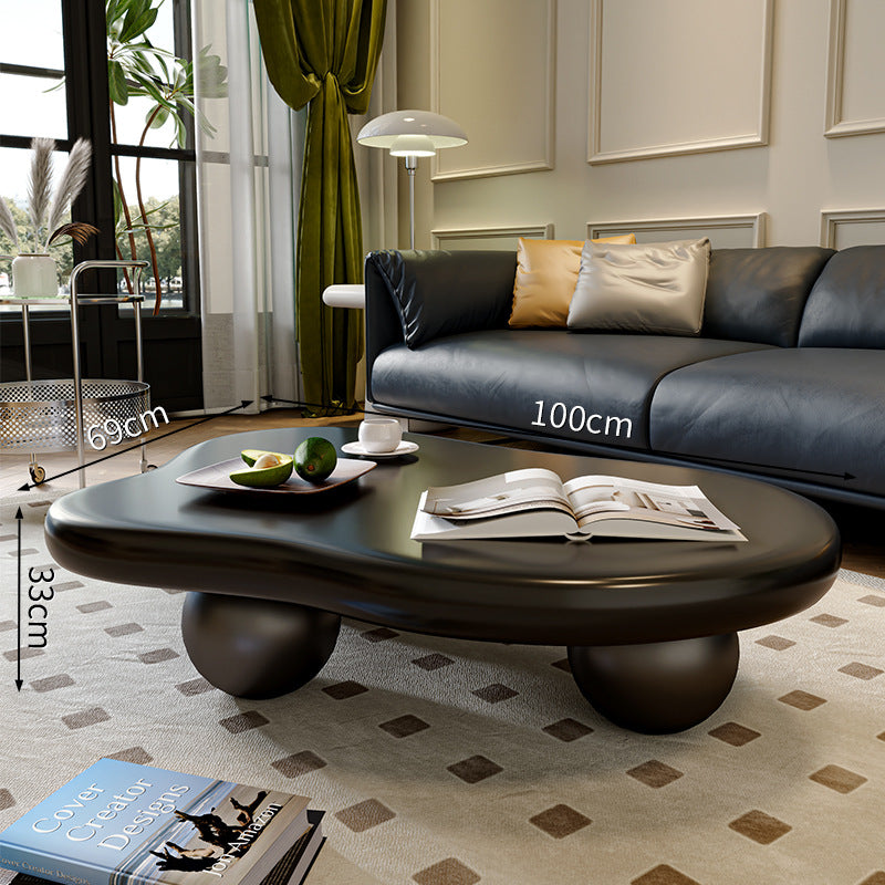 A new arrival round cloud coffee table for home small apartment frenchaccessible luxury side table modern casual popular table