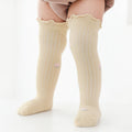 Babylon baby socks women's long tube baby kidskidskids high tube socks floral loose mouth newborn non-leg girl socks