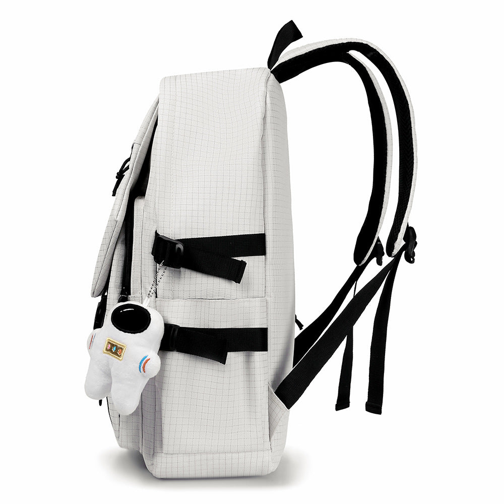 Cross-border fashion simple couple backpack leisure travel backpack large capacity trend junior high school student schoolbag