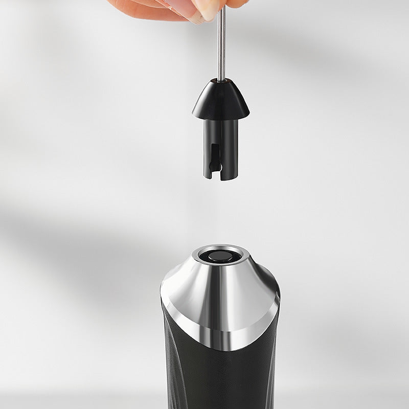 Electric milk frother egg whisk coffee home baking milk foamer cream whipper handheld mini mixer