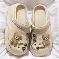 [khaki] cute bear brown