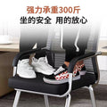 Computer chair for homeplaid long sitting back mahjong seat conference room office chair dormitory study desk stool