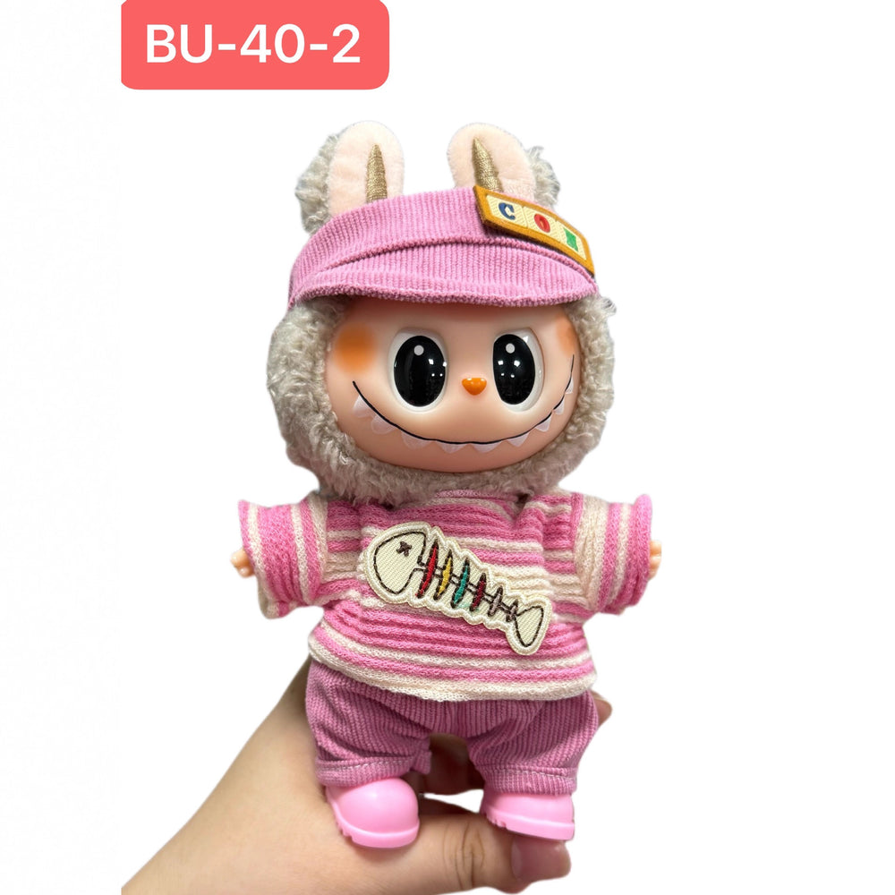 Only clothes for sale labubu doll clothes 17cm doll labubu sitting party generation 2 replacement clothes suit