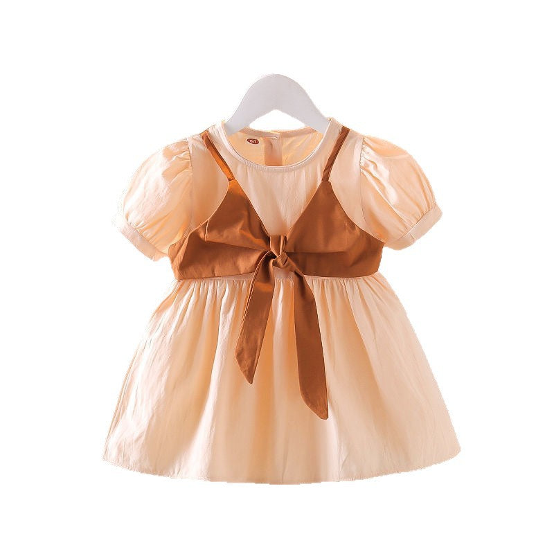 Girls' sweet princess dress -  summer collection - kids' mesh dress - trendy children's clothing wholesale