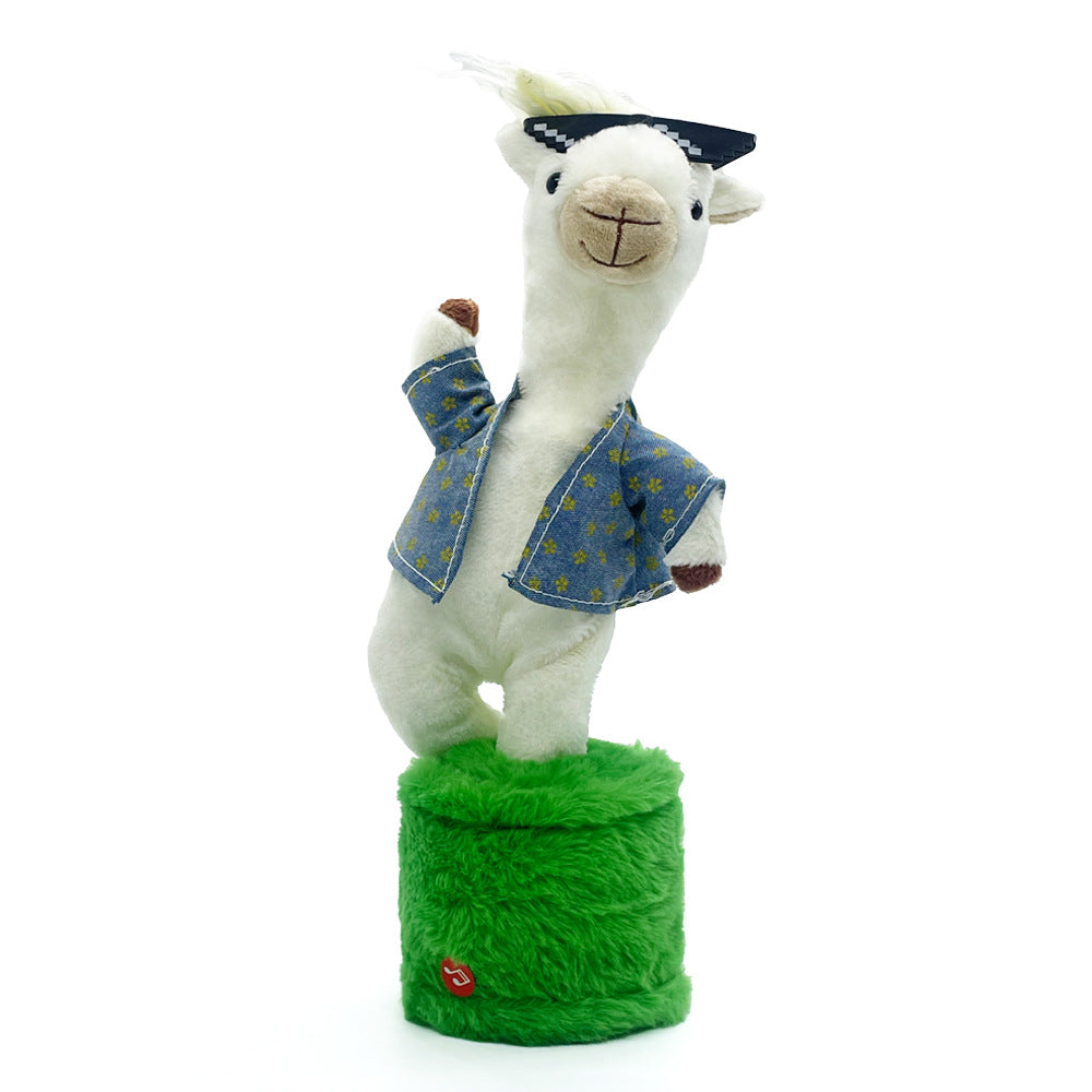 popular cactus dancing and singing recording plush toys learning to talk dolls kids gifts foreign trade wholesale