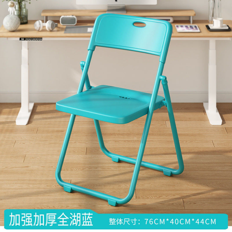 Computer chair sedentary folding back chair office seat student dormitory chair girl desk study stool