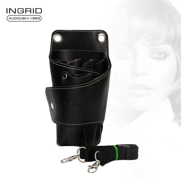 Haircut storage tools, scissors, oblique span, waist bag, satchel, hair salon, hair scissors, waist bag, comb, scissors, multifunctional bag.