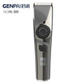 Fk-309 hair clipper electric trimmer lcd display ceramic blade bald head shaver rechargeable