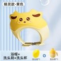 Elf style - yellow + shampoo brush + shampoo rinse cup