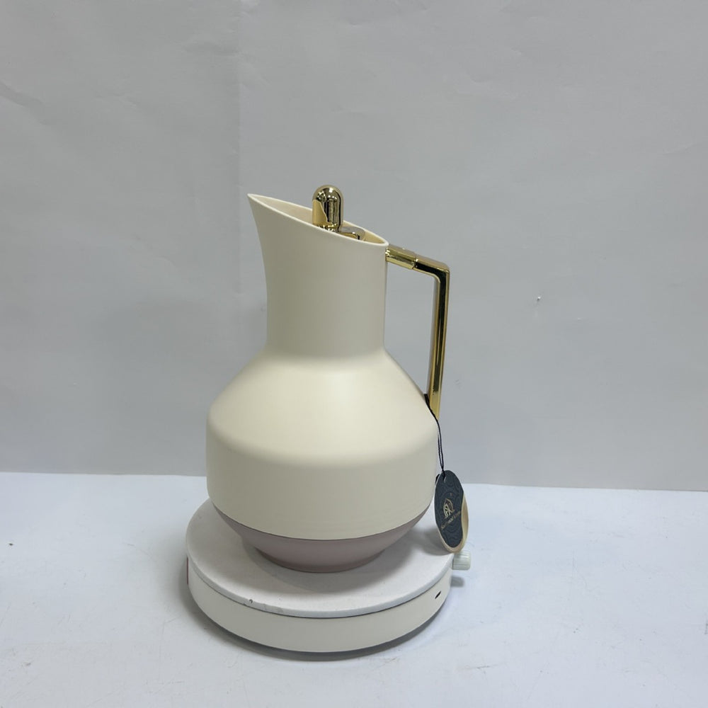Direct from the factory: everyday coffee pot with red glass liner, insulated for home use