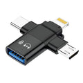 Otg adapter is suitable for apple type-c android three-in-one multi-function converter usb3.0 mobile phone card reader