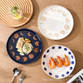 Influencer-style retro creative stoneware dinner plate - ceramic dinner plate, salad plate, steak plate for home use - wholesale