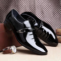 Summernew arrival pointed leather shoes for young men k-style british fashiontrendy men's shoes men's business shoes slip-on casual shoes