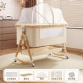 Aluminum alloy-wood grain [mattress bottom basket mosquito net] + ice silk mat + twist bed surround