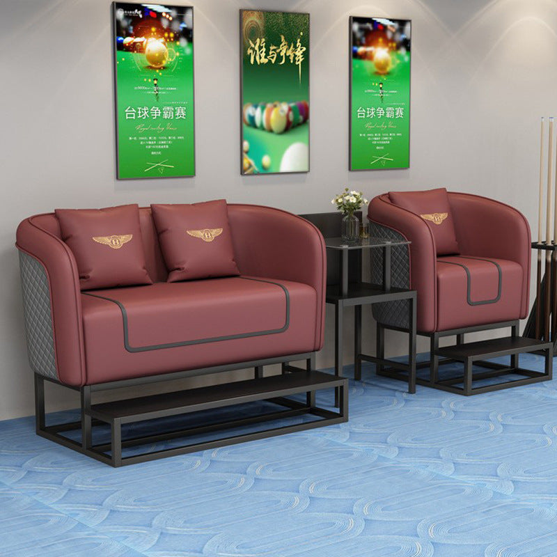 High-end billiard sofa for billiard halls, billiard club viewing chairs, viewing sofas, chess and card room sofas, and billiard room sofa sets