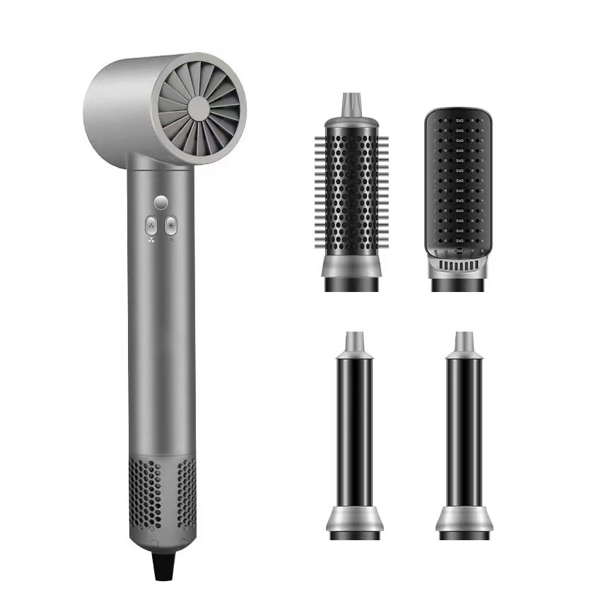 Cross-border  high-speed hot air comb, hair dryer, negative ion household five-in-one curling iron, multi-functional hair dryer comb