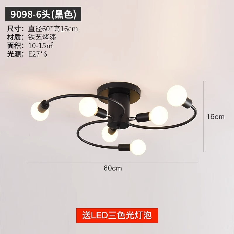 export european style living room chandelier post-modern casual three-head dining room master bedroom for home high-end scandinavian lamps
