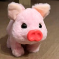 Electric stuffed pig artificial barking walking swinging digital pet fragrant pig play house doll doll kids toy