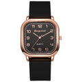 Shangmei square arabic numerals scale silicone strap fashion quartz women's watch factory direct sales wholesale