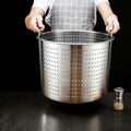 Large thickened stainless steel drain bucket, crayfish filter bucket, multi-functional leak bucket, punched soup bucket, inner pot brine bucket