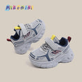 spring new children's athletic shoes, breathable mesh boys' running shoes, soft sole girls' chunky sneakers, ages 1-6