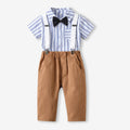 Export children's clothing boys' formal wear kids' suit boy's short-sleeved shirt emcee performance costume flower girl baby's first birthday outfit
