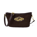 Autum frosted retro crossbody bag is super popular this year, hourglass bag, trendycasualwork clothing bag, niche styleeasiest for match shoulder bag