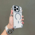 New lens holder compatible with apple 17 magnetic phone case, c-port transparent drop-proof iphone 16 pro protective case