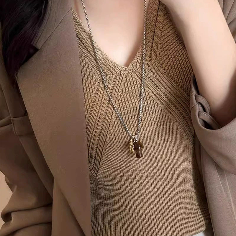 2025 hot-selling beaded butterfly necklace for women - versatile, unique, elegant pearl choker - trendy vintage style accessories