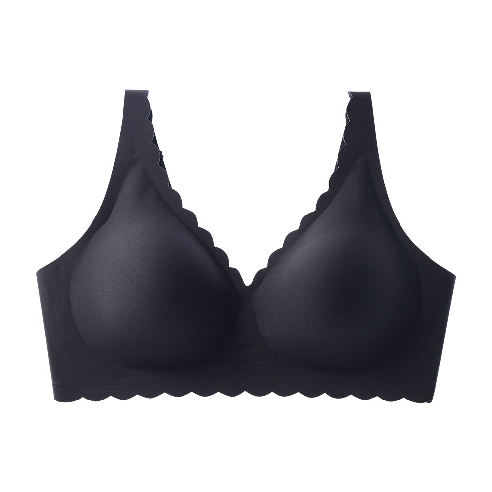 European and american cross-border exclusive supply of women's large size seamless intimates push-up comfortable anti-sagging seamless comfortable seamless bra