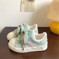 Niche style does not conflict with thick solekorean styleeasiest for matchautum stylewhite shoes women 2026new arrivalpopularcasual sneakers bread shoes