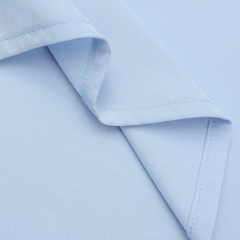 Cross-border wink   European and American temperament shirt 2025 autumn new long-sleeved blue shirt cardigan women