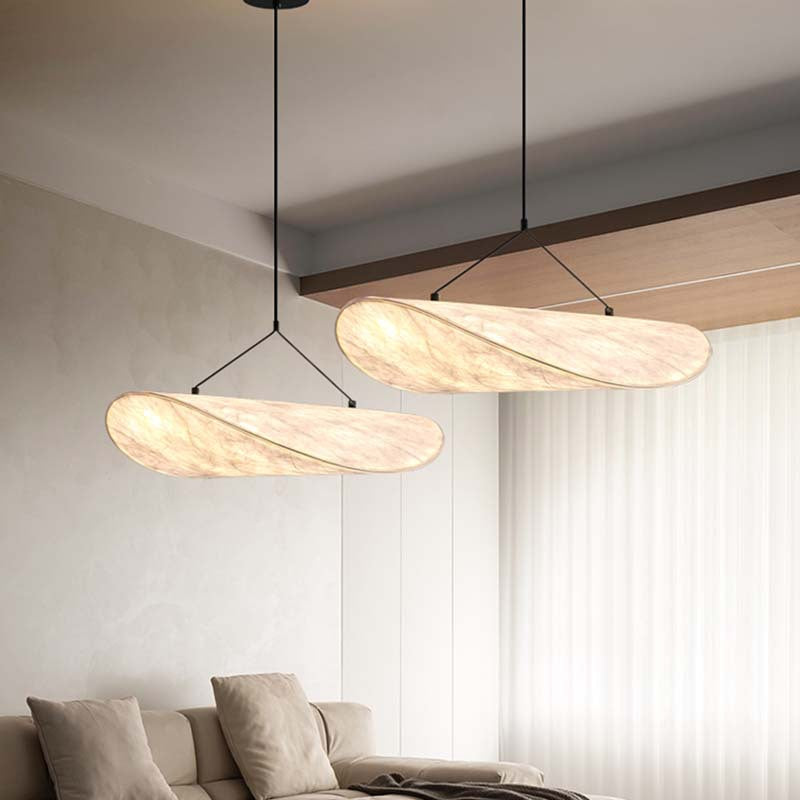 Wabi Silent Wind Silk Chandelier Living Room Hall Advanced Ambient Light Creative Simple Bedroom Bedside Stair Lighting