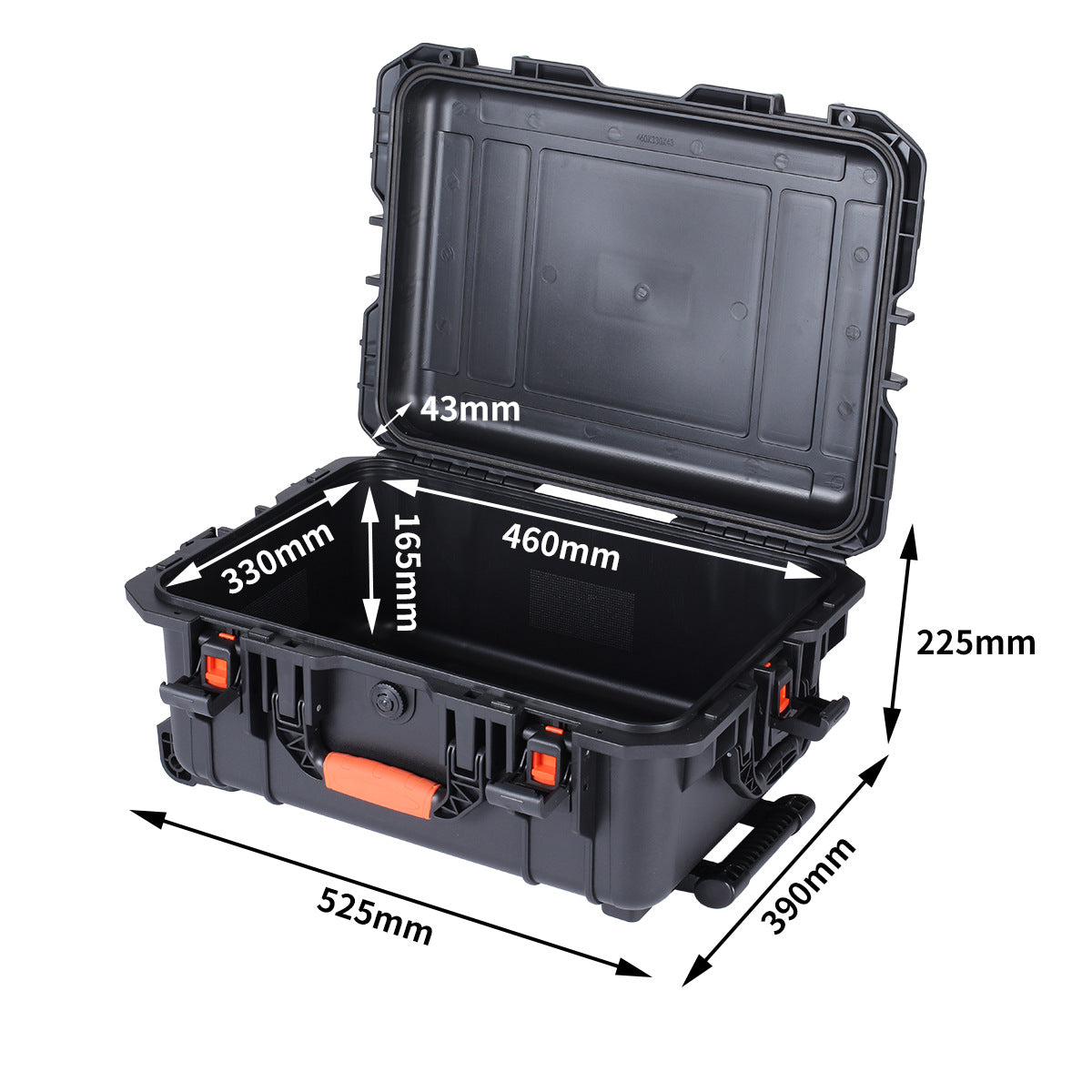 Rod protective case Camera photography safety case High-end equipment Instrumentation storage case Suitcase Air case