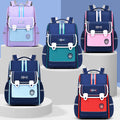 New wholesale student backpacks for boys, grades 1-6. kids' backpacks designed to reduce pressure and protect the spine, featuring a large capacity and customizable printing