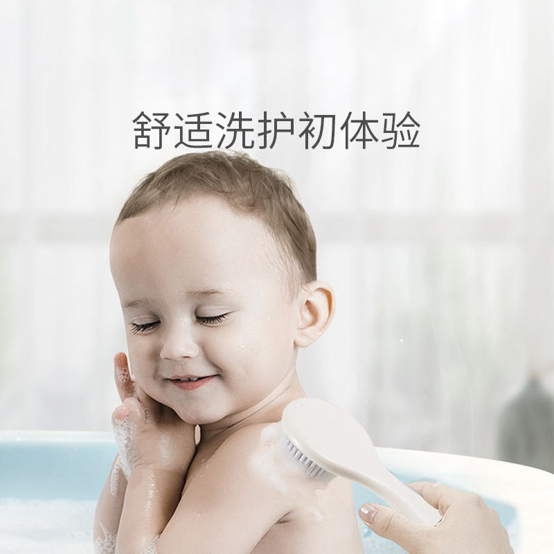 Baby comb set: newborn hair removal, cradle cap removal, soft bristle head massage brush - export quality, customizable