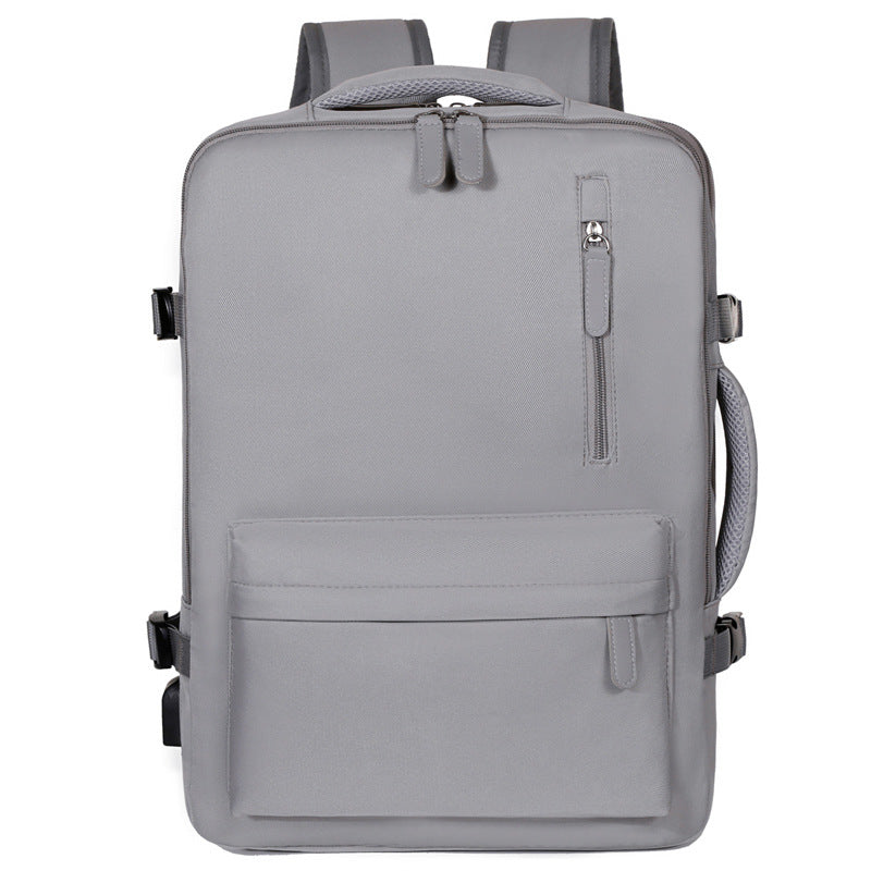 New Simple Business Backpack Large Capacity Lightweight Leisure Student School Bag Short Trip Travel Laptop Backpack