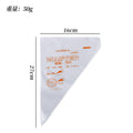 Disposable piping bag cream piping set cookie food supplement piping bag cake cream bag baking cross-border hot sale