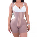 Open steel frame pressurized jumpsuit with buttons and non-slip weight 260 fashion shoulder straps adjustable body shaping garment to lift buttocks and beautify body
