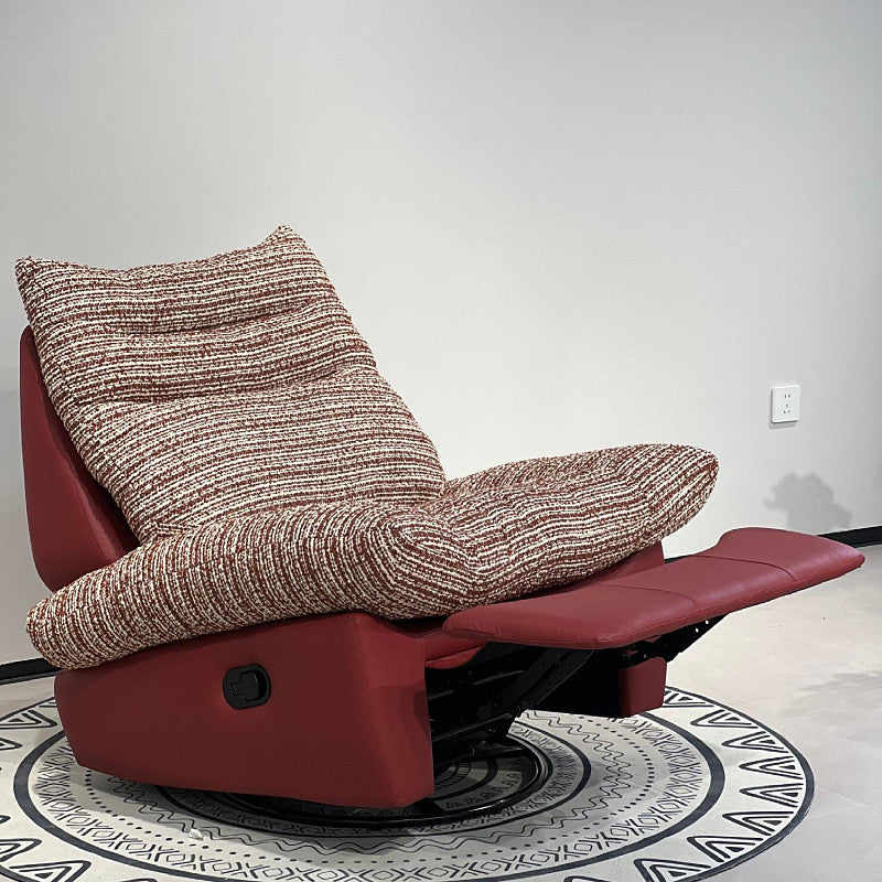 Overseas version smart electric leather lazy sofa space capsule multifunctional lazy rocking chair rotatable reclining single chair