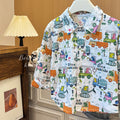 Kids' shirts: new  styles for boys - stylish cotton cartoon shirts for spring and autumn. casual turn-down collar cardigans for toddlers and young children